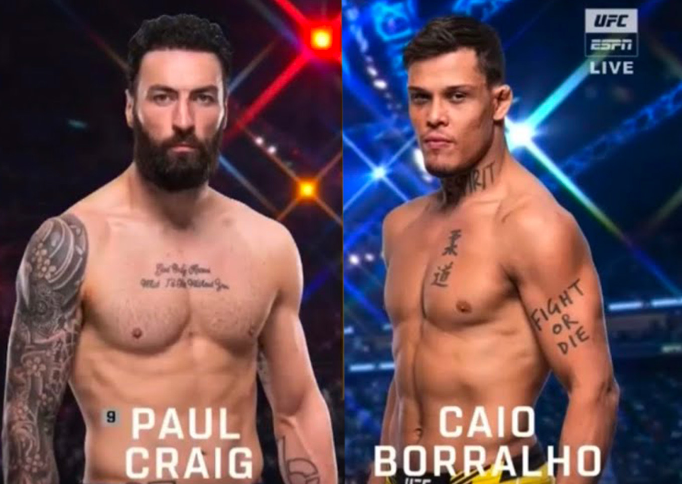 UFC 301: Apostas Paul Craig vs Caio Borralho